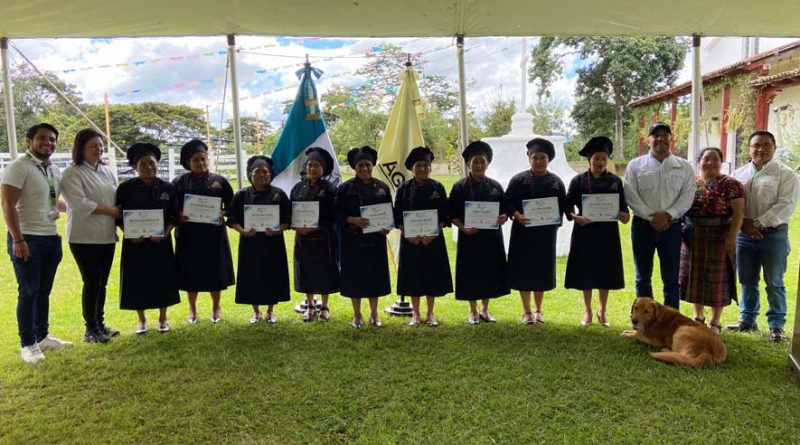 Celebran la clausura del curso de gastronomía en Finca El Pilar, San Juan Sacatepéquez